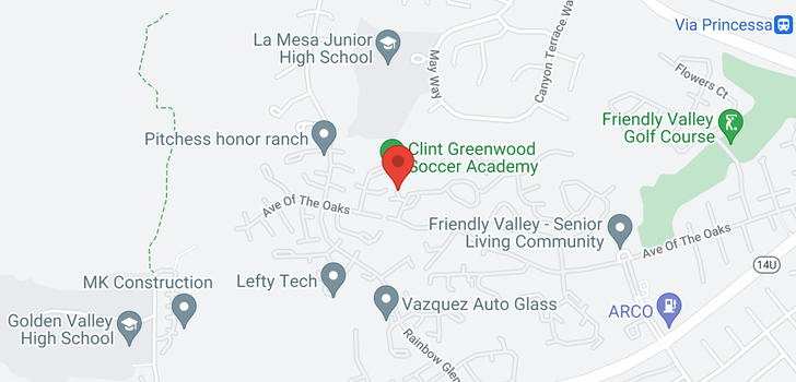 map of 26321 Green Terrace Newhall, CA 91321